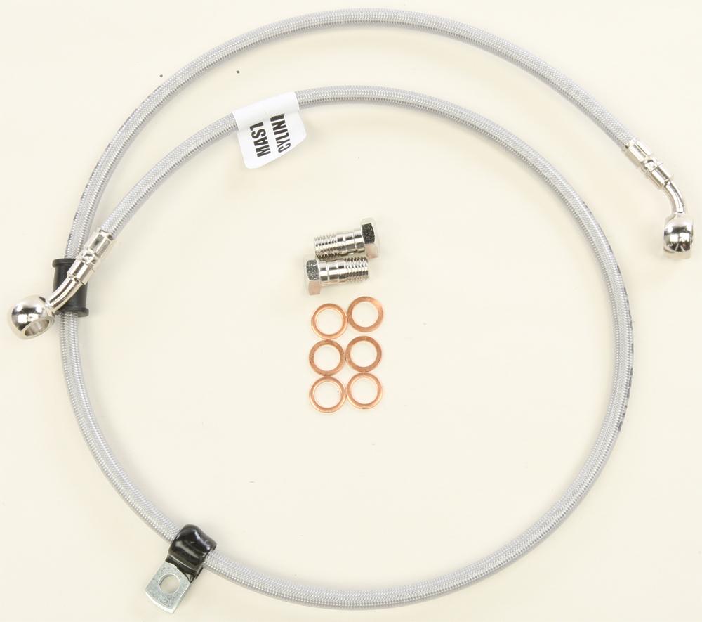 Brakeline 2 Line Front Stainless Steel Cable Kit