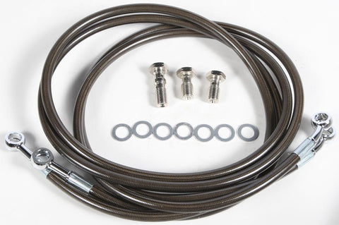 2-line Front Brake Line Kit St Andard (smoke)