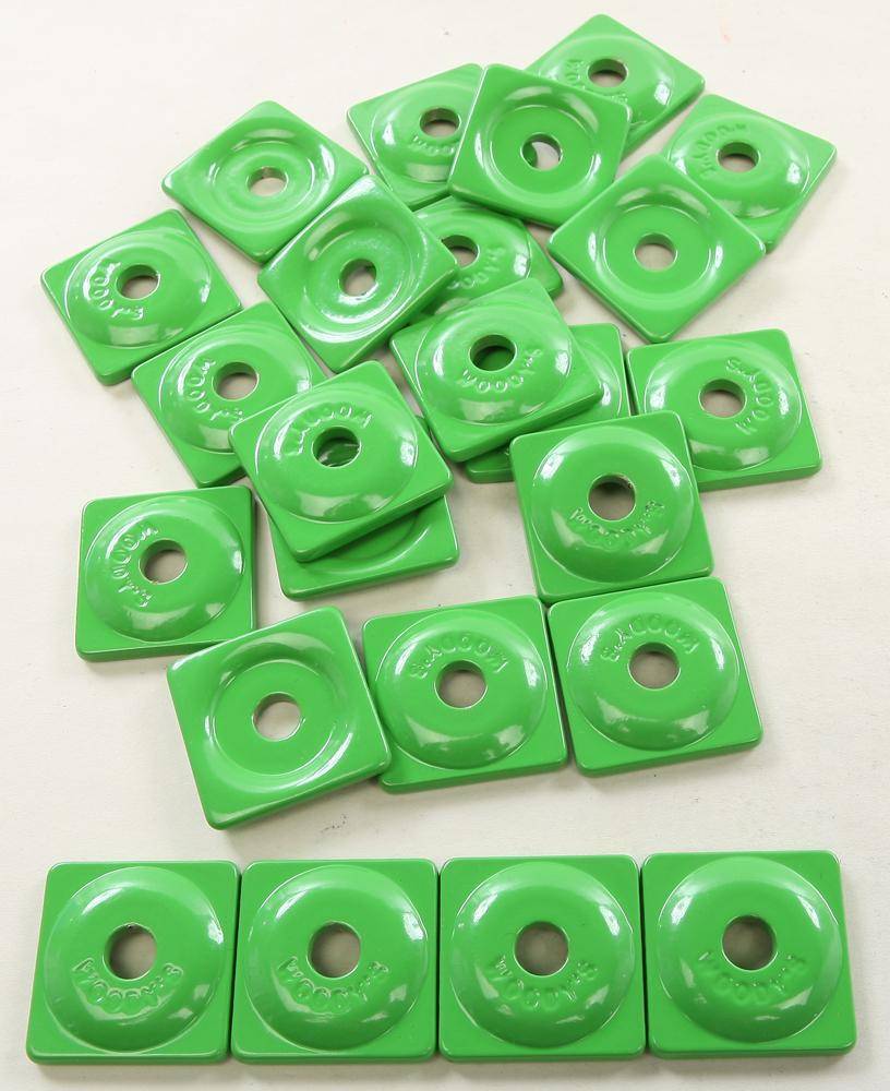Square Digger Support Plate 24-pk (green)