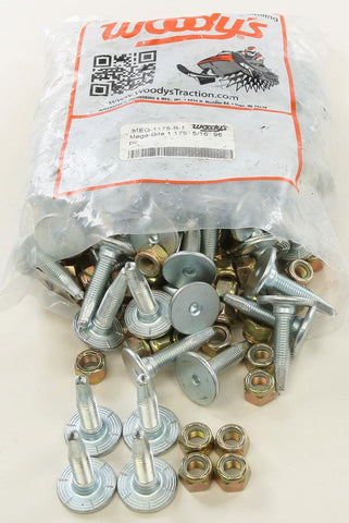 Silver-mega-bite Trail Stud 1.175" 96-pk