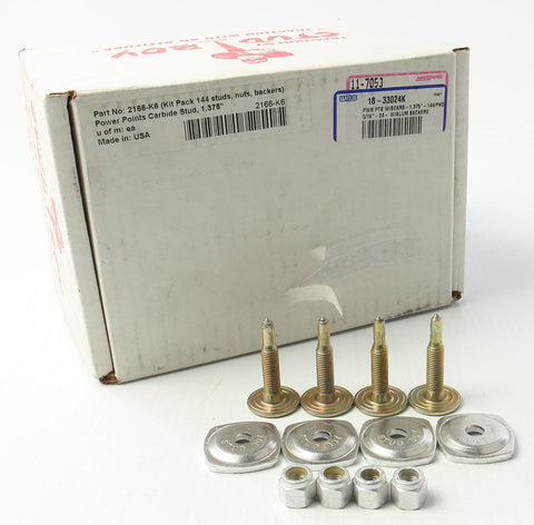 Pwr Pts W-bckrs-1.375"-144-pkg 5-16"-24- W-alum Backers