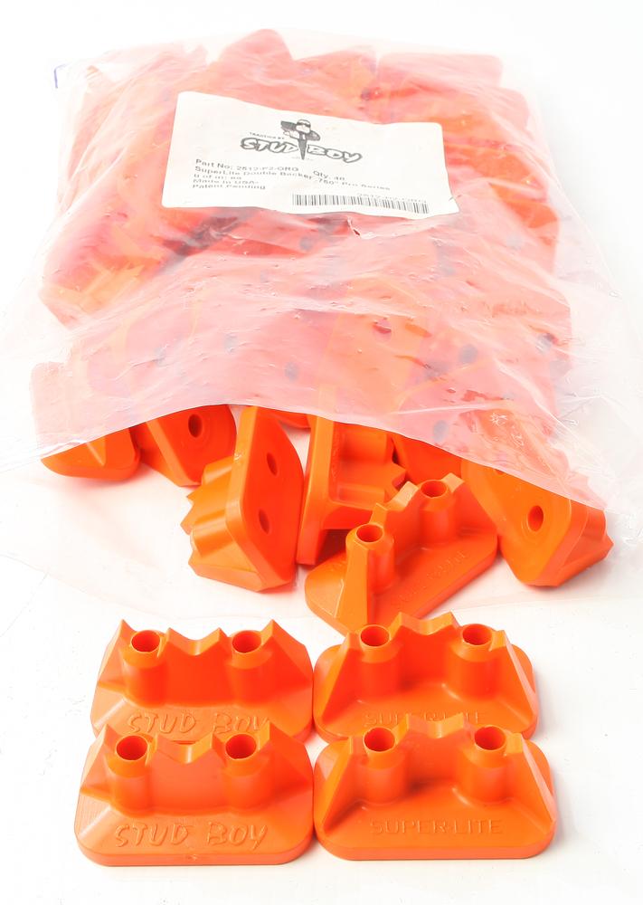 Super-lite Pro Series Double Backers 0.75" 48-pk Orange