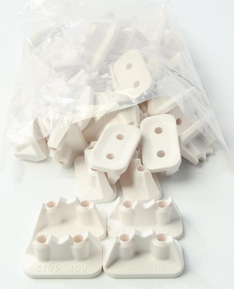 Super-lite Pro Series Double Backers 0.75" 48-pk White