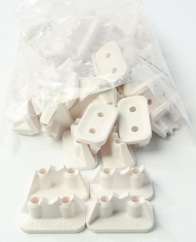 Super-lite Pro Series Double Backers 0.75" 48-pk White