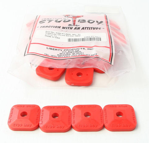 Super-lite Plus Backers Red 24-pk