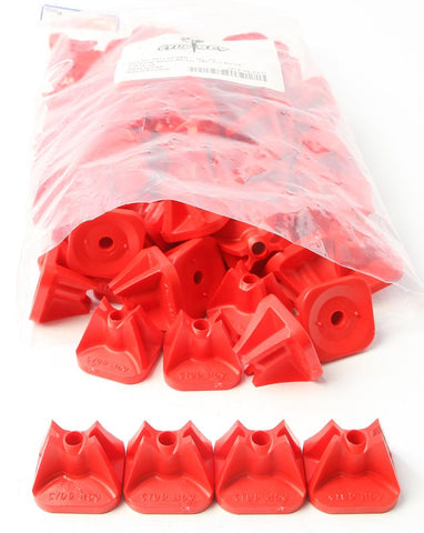 Super-lite Pro Series Single Backers Red 0.75" 84-pk