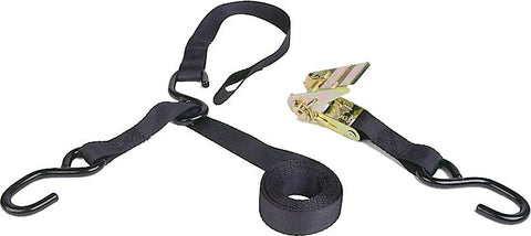 Triple Hook Ratchet Tie Down 8 ' W-soft Hook