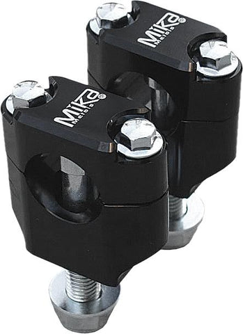 Rubber Mounted Clamps Black 7-8"