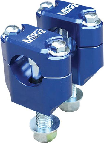 Rubber Mounted Clamps Blue 7-8"