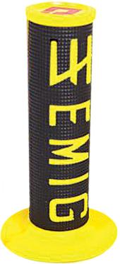 Emig V2 Lock-on Grips 2-stroke (black-yellow)