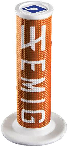 Emig V2 Lock-on Grips 2-stroke (orange-white)