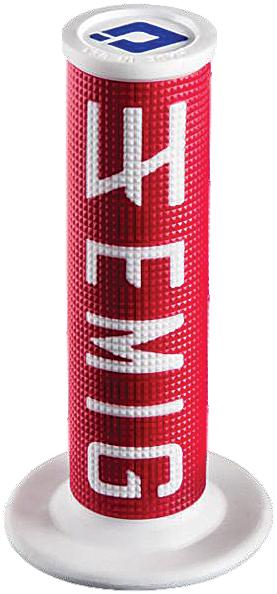 Emig V2 Lock-on Grips 2-stroke (red-white)