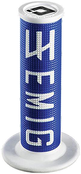 Emig V2 Lock-on Grips 2-stroke (blue-white)