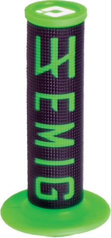 Emig V2 Half Waffle Black-green 2-stroke