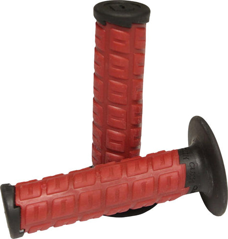 Cush Motocross Grips (red-black)