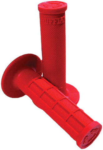 Ruffian Half Waffle Grips (red)