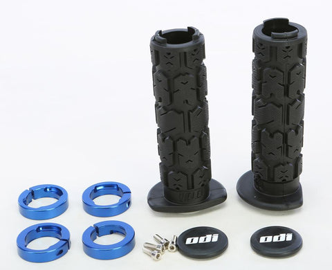 Atv Rogue Lockon Grip 130mm Black-blue