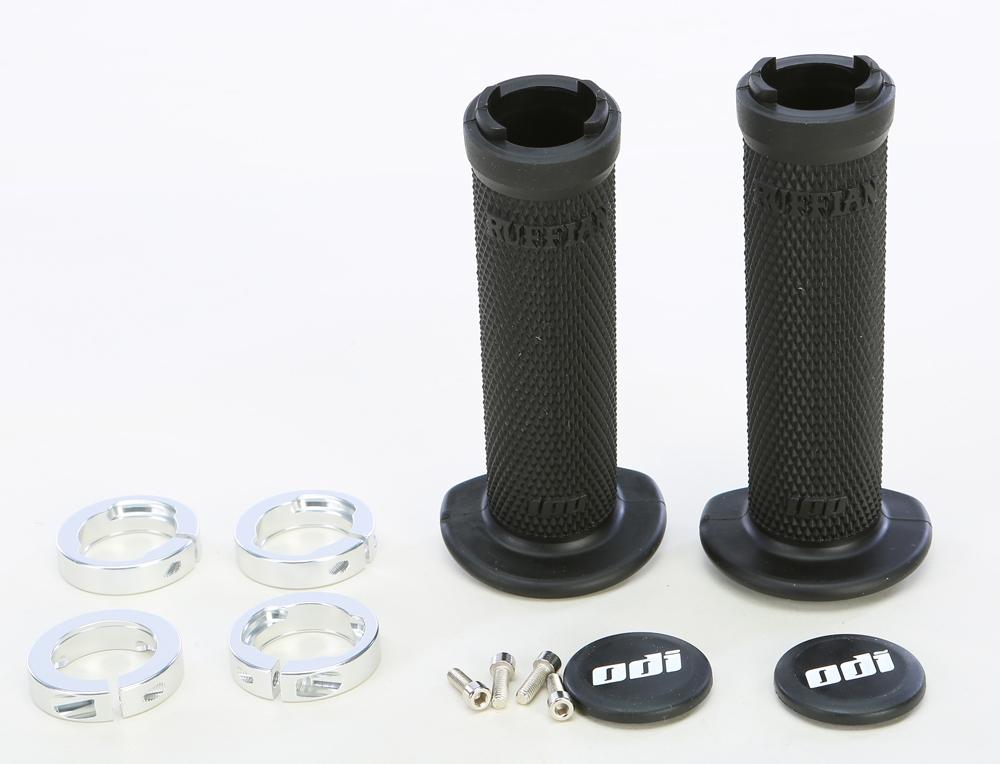 Atv Ruffian Lockon Grip 130mm Black-silver