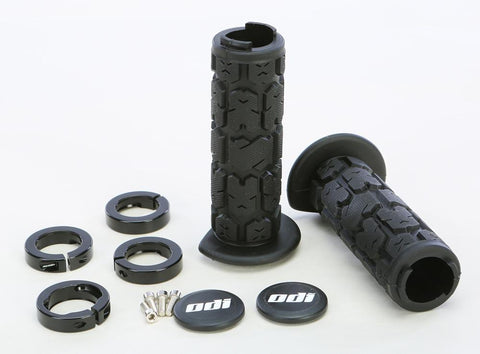 Atv Rogue Lockon Grip 120mm Black-black