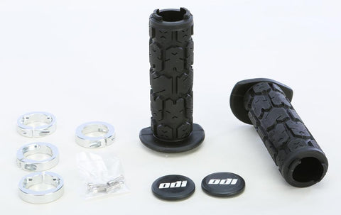 Atv Rogue Lockon Grip 120mm Black-silver