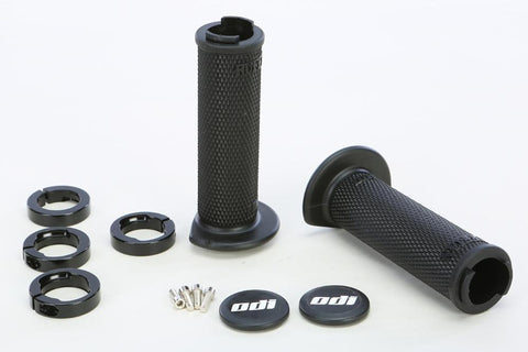 Atv Ruffian Lockon Grip 120mm Black-black