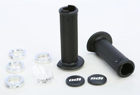 Atv Ruffian Lockon Grip 120mm Black-silver