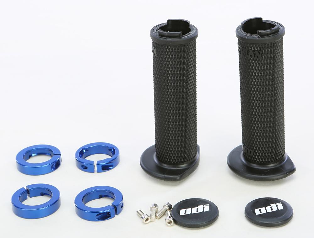 Atv Ruffian Lockon Grip 120mm Black-blue