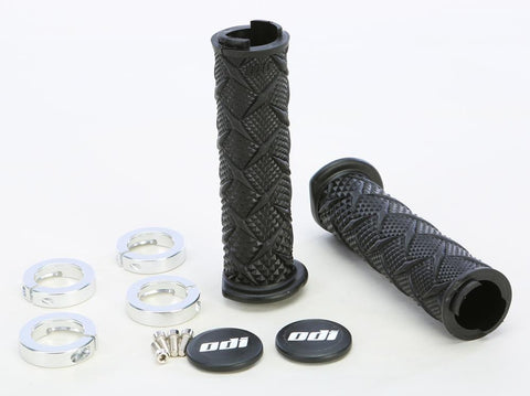 Atv X-treme Lockon Grip Black-silver