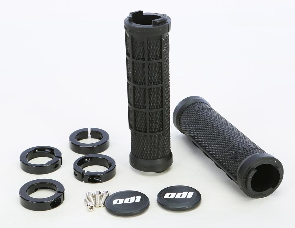Atv Ruffian Half Waffle Grip Black-black