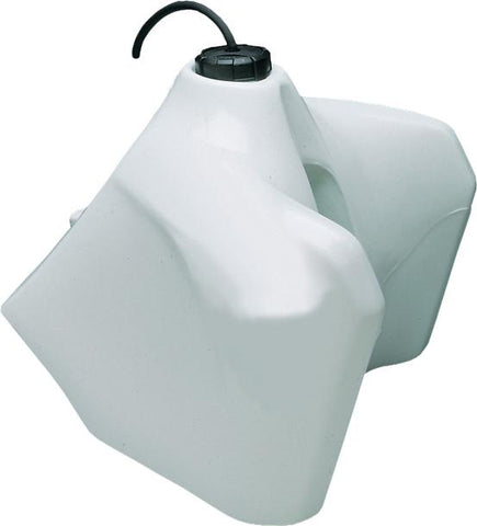 Fuel Tank White W-black Cap 5.8 Gal