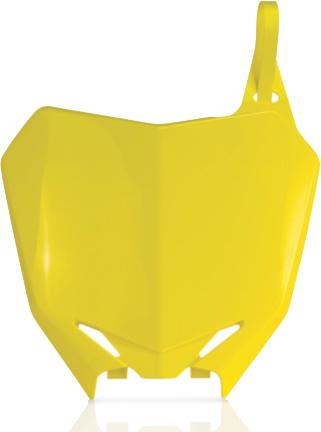 Front # Plate (Yellow)