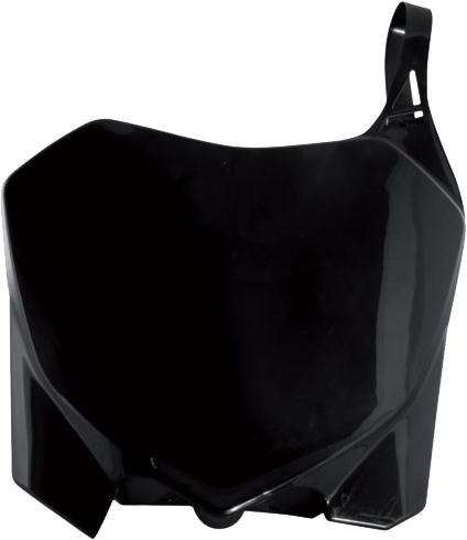 Front # Plate (Black)