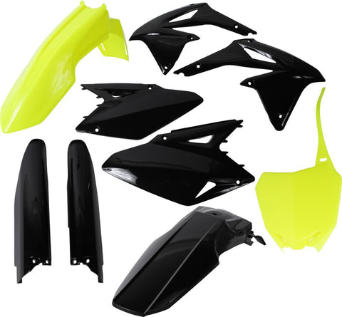 Rmz450 Full Plastic Kit Fl Yel Blk