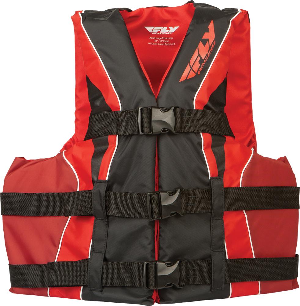Fly Vest Nylon Black-red Xs