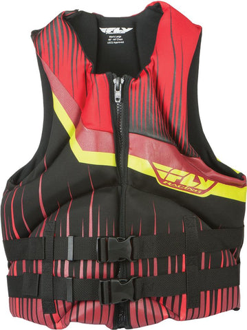 Neoprene Life Vest Black-red Xs