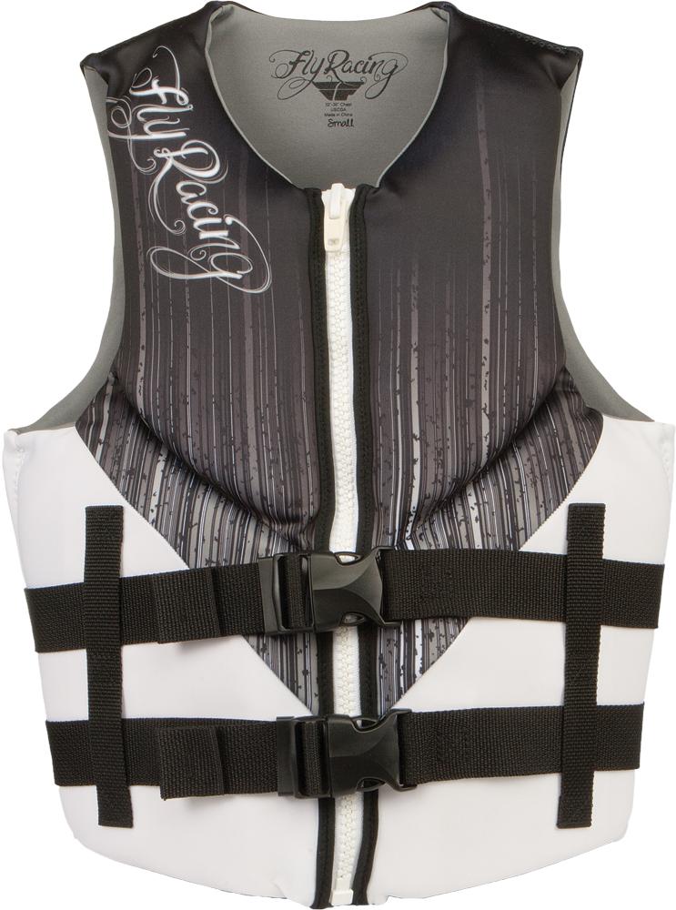 Neoprene Life Vest Ladies Black-white Xs