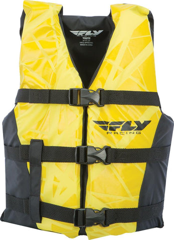 Nylon Vest Yellow-black L-x