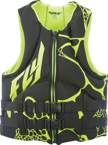Neoprene Vest Black/Green S