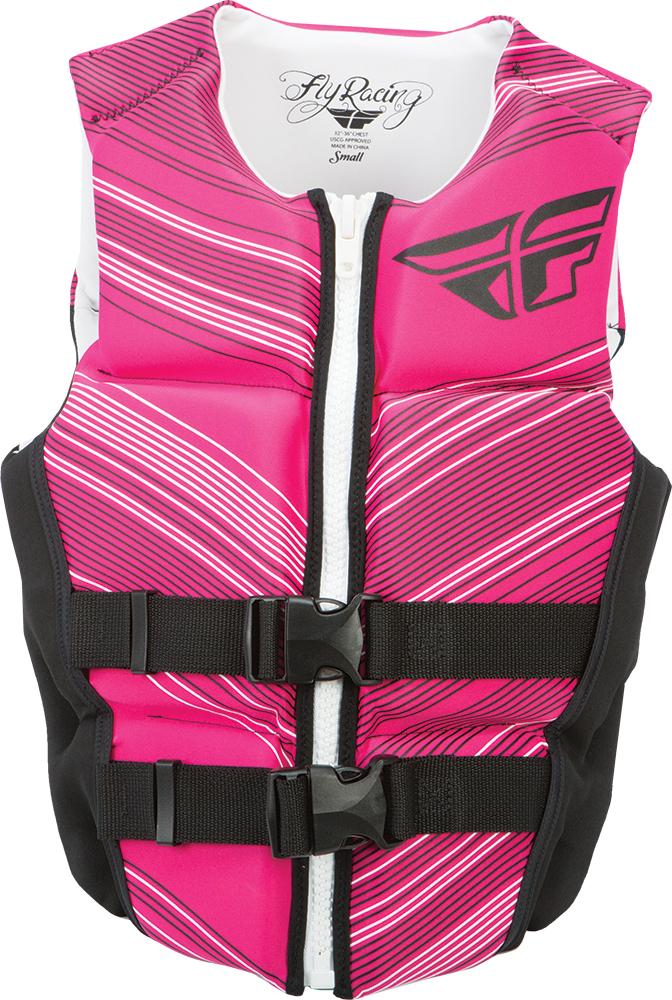 Ladies Neoprene Vest Pink/Blac X