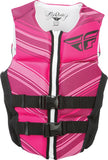 Ladies Neoprene Vest Pink/Blac X
