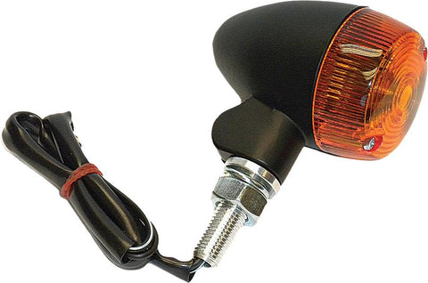 Turn Signal Style 1 Black W-amber Lens