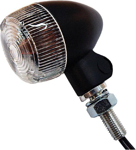 Turn Signal Style 1 Black W-clear Lens
