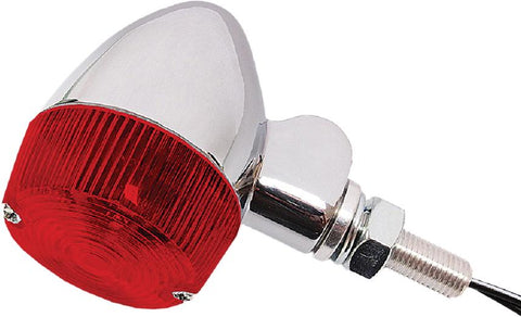 Turn Signal Style 1 Chrome W-red Lens