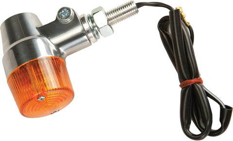 Turn Signal Style 3 Chrome W-amber Lens