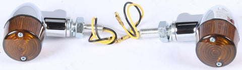 Style 2 Led Turn Signal Chrome W-smoke Lens