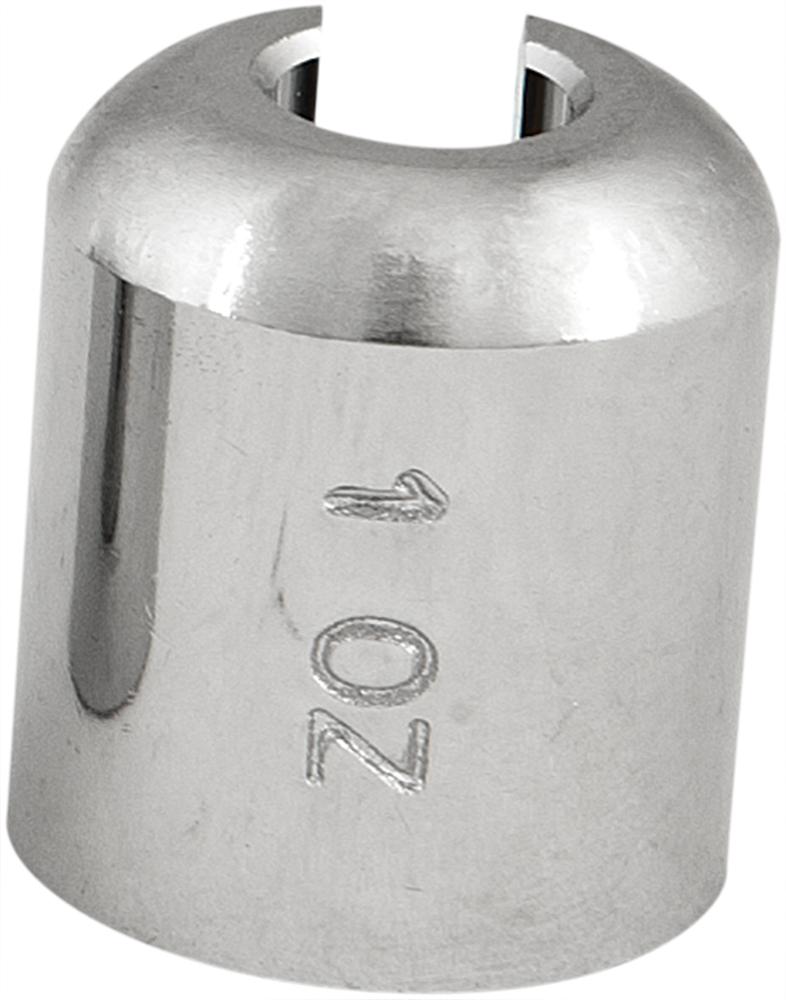 Spoked Wheel Weights Chrome 1 Oz 10-pk