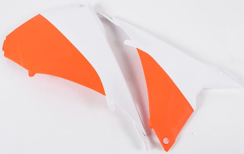 Airbox Cover Exc '14-16 White- Orange