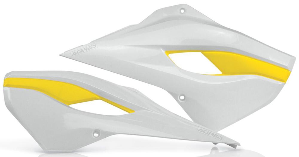 Radiator Shrouds (White/Yellow)