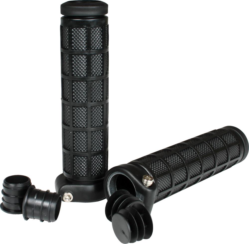 Grip-Lock Grips (Black/Red)