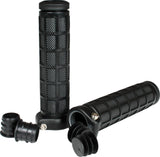 Grip-Lock Grips (Black/Red)